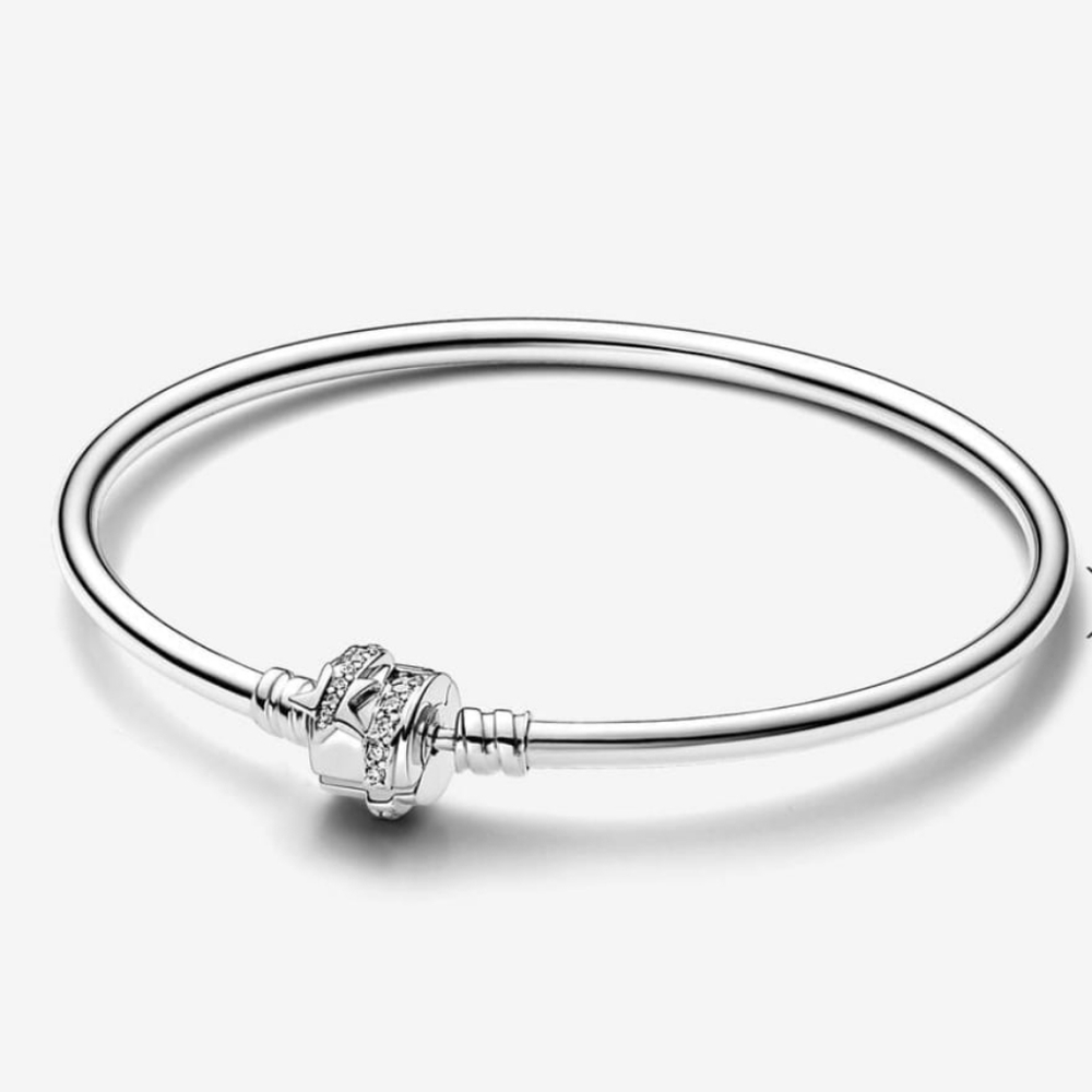 PANDORA 592733C01 Pandora Moments Sparkling Shooting Star Clasp Bracelet New